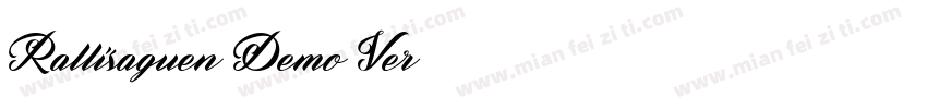 Rallisaguen Demo Ver字体转换